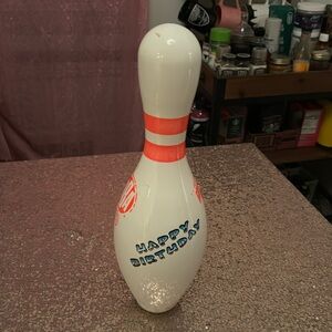Authentic WIBC ABC DBA Happy Birthday Bowling Pin Gift
